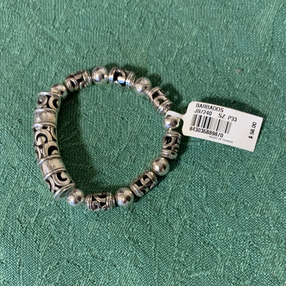 Brighton Silver Beaded Bracelet NWT - Picture 2 of 2